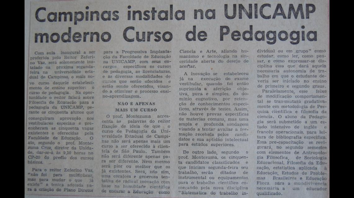 Correio Popular, 23 de março de 1974.