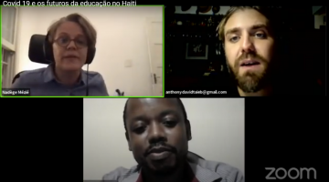 Imagem do vídeo "Covid 19 e os futuros da educação no Haiti"