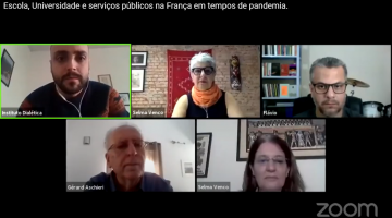 Imagem do vídeo "Escola, Universidade e serviços públicos na França em tempos de pandemia"
