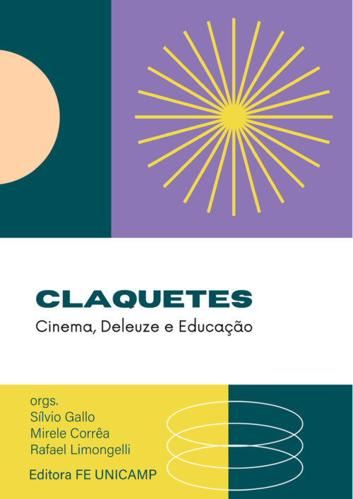 Capa do e-book "Claquetes: Cinema, Deleuze e Educação"
