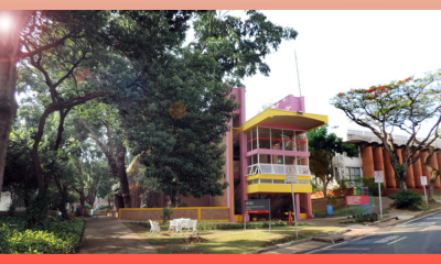 Fotografia da entrada do Instituto de Filosofia e Ciências Humanas