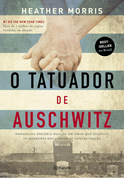 Capa do livro "O tatuador de Auschwitz"