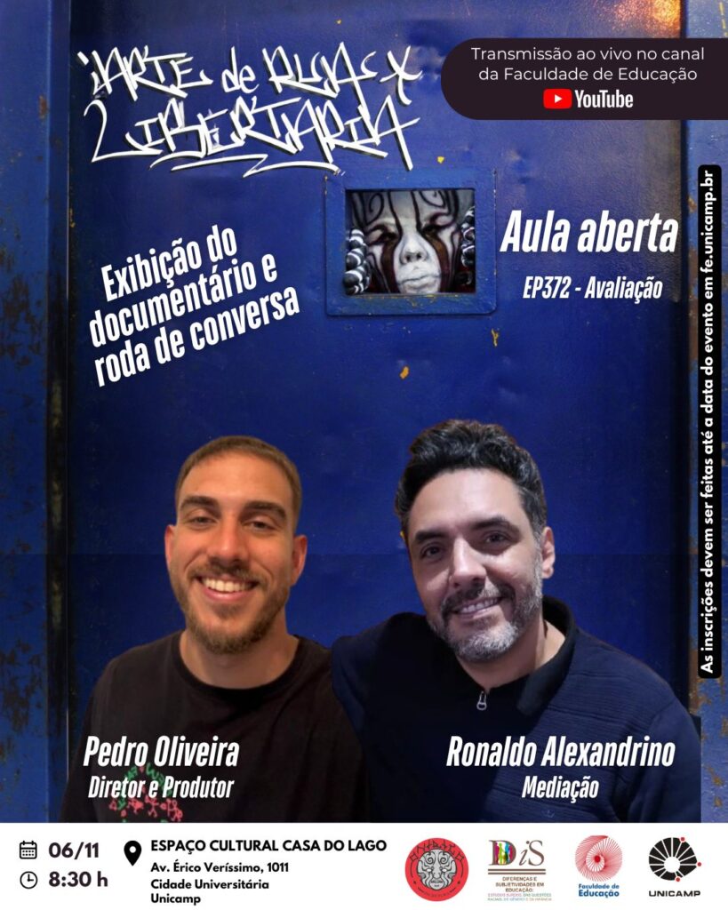 Capa Arte de rua libertária - Exibição do documentário e roda de conversa.