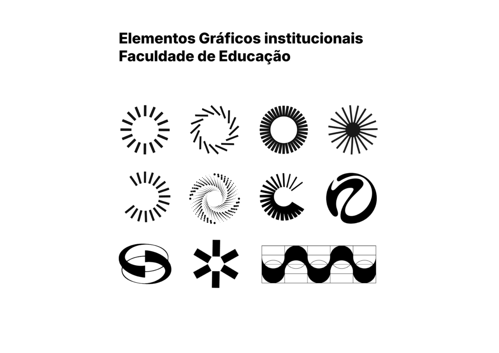 Elementos Gráficos Institucionais Faculdade de Educação - página 39