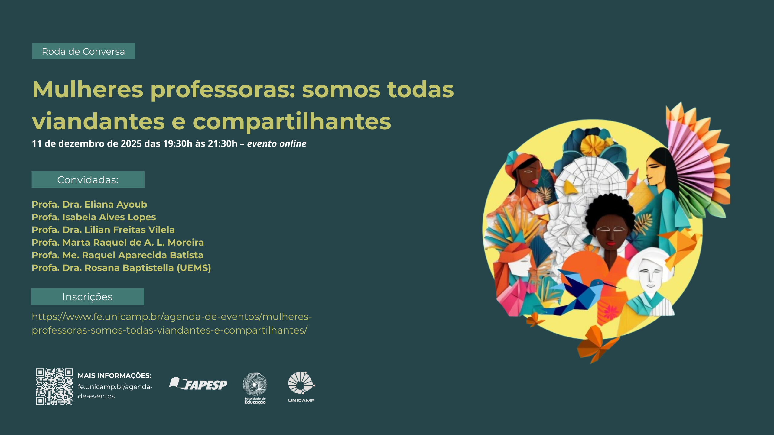 Cartaz de divulgação de evento.